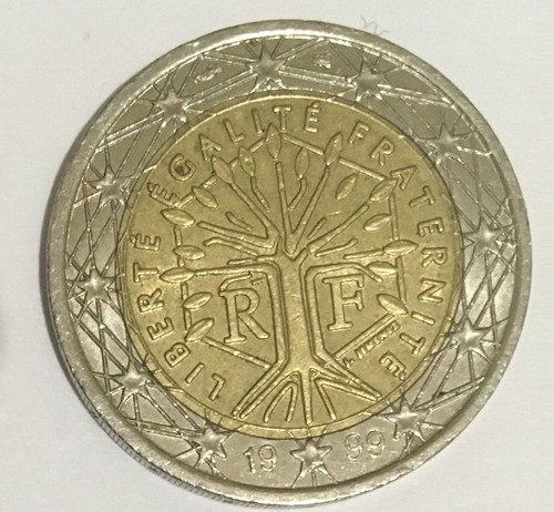 Moneta euro francia - moneta,
