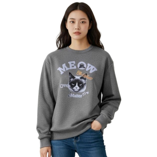 Felpa unisex meow - unisex, cat