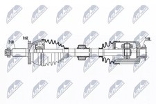 Semiasse NTY 598mm -