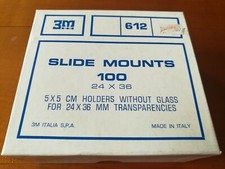 3M TELAIETTI 24x36 DIAPOSITIVE SLIDE MOUNTS 
