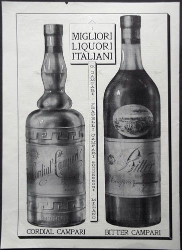 Campari cordial bitter - campari,