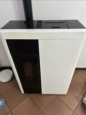 La Nordica-Extraflame Virna Idro Termostufa a Pellet Ermetica - Bianca