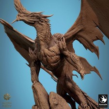 Drago Blu Cromatico di Rescale Miniatures | D&D | DnD | Stampa su richiesta