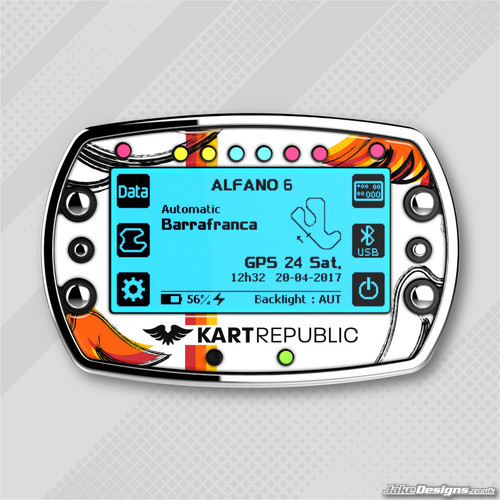 Kart republic sticker gel - republic, per