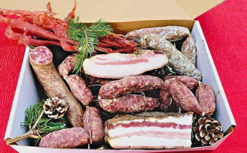 Cesto natale norcino salumi - cesto,