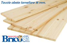 PANNELLO TAVOLA TAVOLE MENSOLA IN LEGNO DI ABETE LAMELLARE SPESSORE 18MM