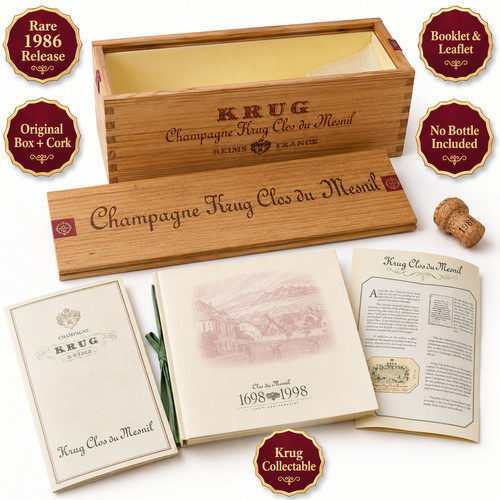 Rare krug clos mesnil 1986 - krug,
