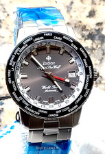 OROLOGIO ZODIAC SWISS MADE LE WORLD TIME GMT AUTOMATICO SUPER SEA WOLF, ZO9409 NUOVO CON SCATOLA