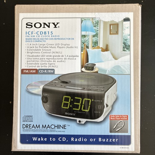Sony dream machine icf cd815 - sony,