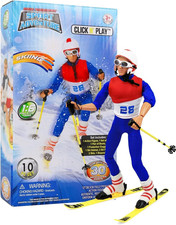 NEW - Action Figure Skier Doll