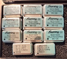 Lotto di 11Pz.  25.175MHz