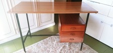 Scrivania teak ghisa modulare - scrivania,