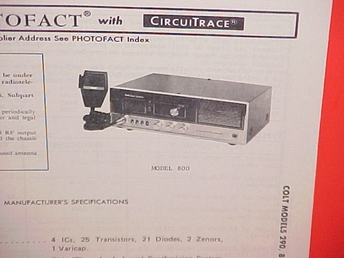 Radio colt 1978 servizio - radio,