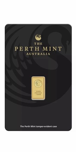 Lingote oro perth mint - lingote,