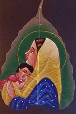 Dipinti  su foglia di Pipal