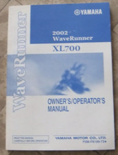 YAMAHA WAVERUNNER 2002 XL 700 F0M-F8199-73 OWNER'S OPERATOR'S MANUAL