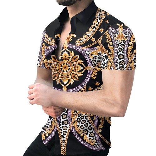 Camisa botones hombres negro - hombres,