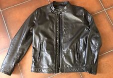 Giubbotto in pelle nera DIESEL. Tg  XL. Pari al nuovo