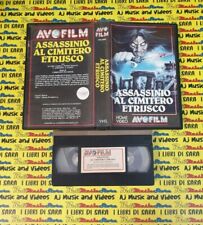 VHS film ASSASSINIO AL CIMITERO ETRUSCO 1987 Audry Malco AVO 3028 (F48) no dvd