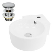 Lavabo bagno angolare in