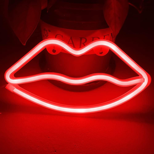 Labbro luci neon insegne - labbro,