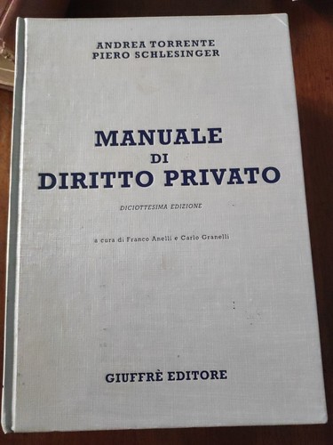 Manuale diritto privato - manuale,