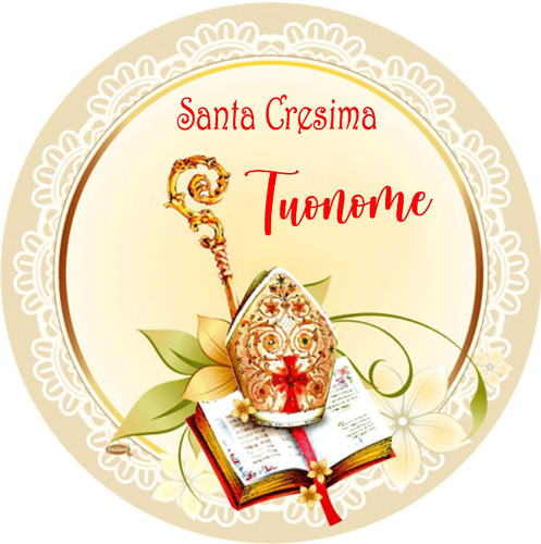 Cialda cresima 2023 con - con, nome