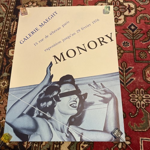 Jacques monory affiche - jacques,