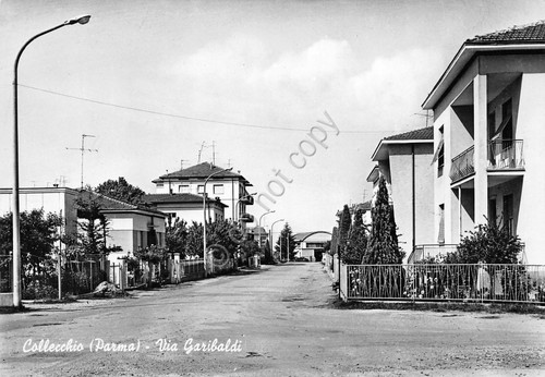 Cartolina collecchio via - cartolina,