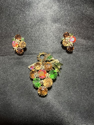 Set spilla orecchini - spilla, e