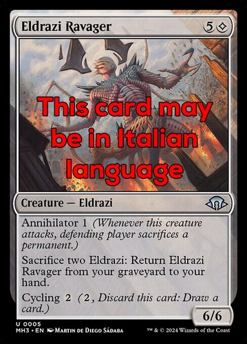 Mtg eldrazi ravager exc - eldrazi,