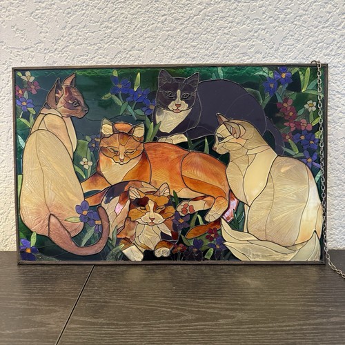 Arte vetro colorato dipinto