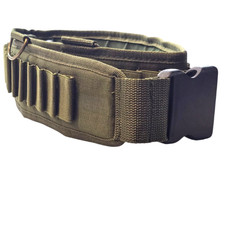 Cartuccera Cintura Cal 12  20 16  da Caccia Nylon Cartucciera Regolabile Verde