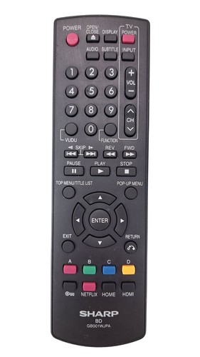 Telecomando sharp gb001wjpa - sharp, bd