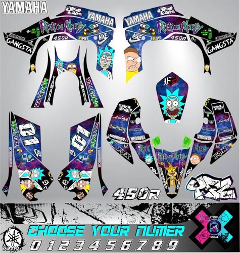 Kit grafico yamaha yfz - kit, 450r