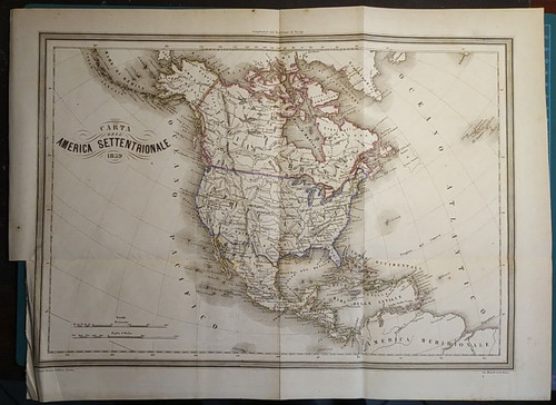 Antica mappa america - antica,