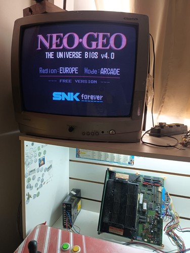 Scheda madre neogeo mv1f - madre, con