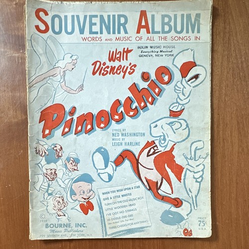 Walt disney pinocchio souvenir - pinocchio,