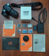 Sony Alpha a100 10,2 megapixel fotocamera reflex digitale con obiettivo DT 18-70 mm/batteria/caricabatterie, CF