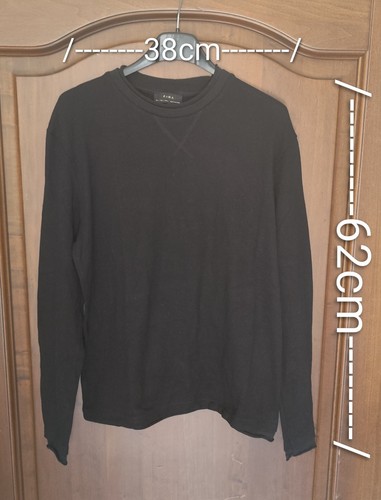 Maglia zara nera - zara, girocollo