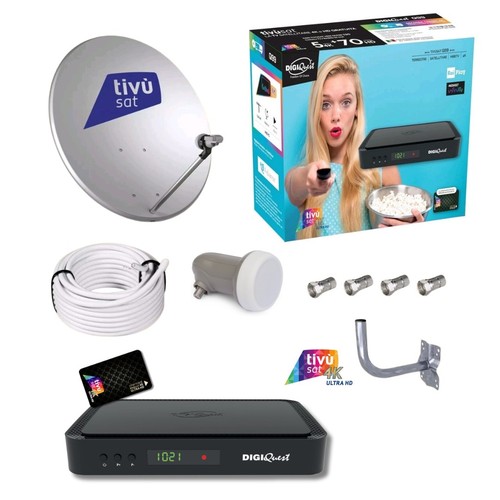 Kit satellitare tivùsat - hd,