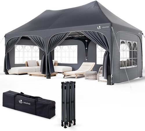 3x6m gazebo pieghevole con - ®,