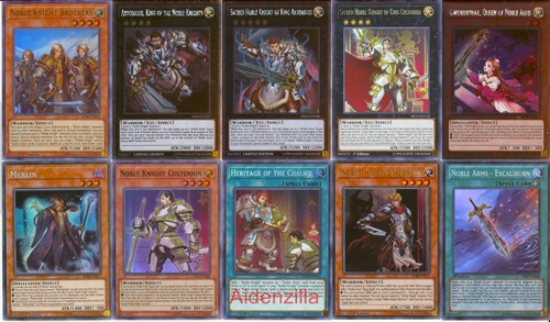 Yugioh noble knight deck - yugioh,