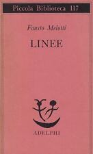 Melotti Fausto..LINEE