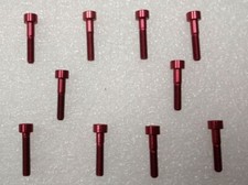 VITE ERGAL ROSSA TESTA CILINDRICA M6 LUNGHEZZA 55 DELLA LIGHTECH TCEI 10 PEZZI