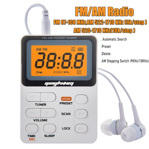 Radio digitale tascabile fm - tascabile,