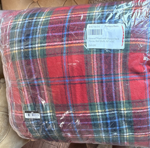Pottery barn stewart - stewart, plaid