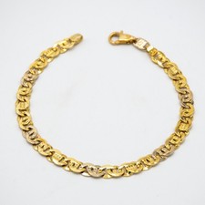 Bracciale uomo in oro giallo
