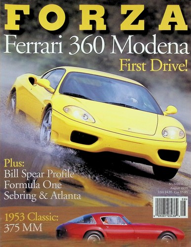 Number ferrari 360 - 18, modena