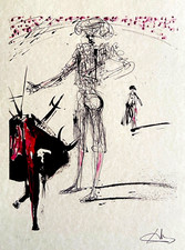 Salvador Dalì Litografia COA